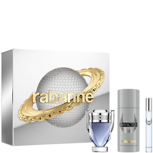 Rabanne Invictus Eau de Toilette Spray 50ml Gift Set