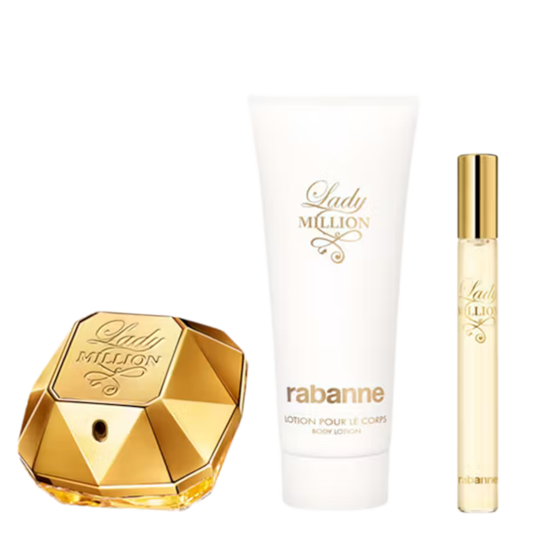 Rabanne Lady Million Eau de Parfum Spray 50ml Gift Set