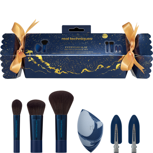 Real Techniques Everyday Slay Brush & Sponge Set