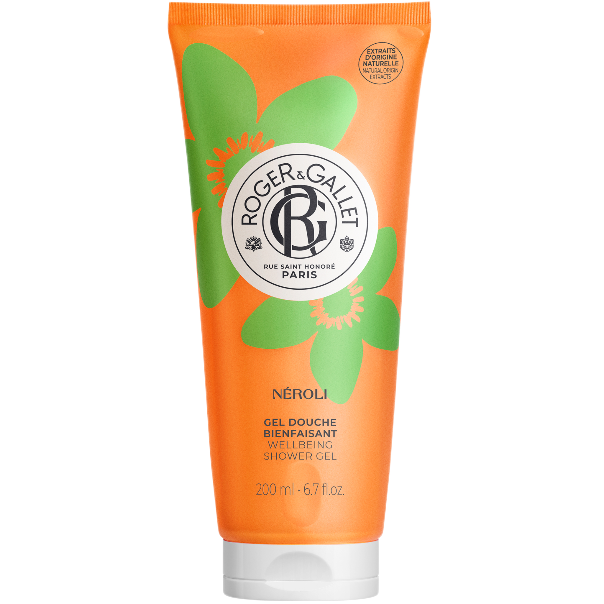 Roger & Gallet Neroli Wellbeing Shower Gel - 200ml