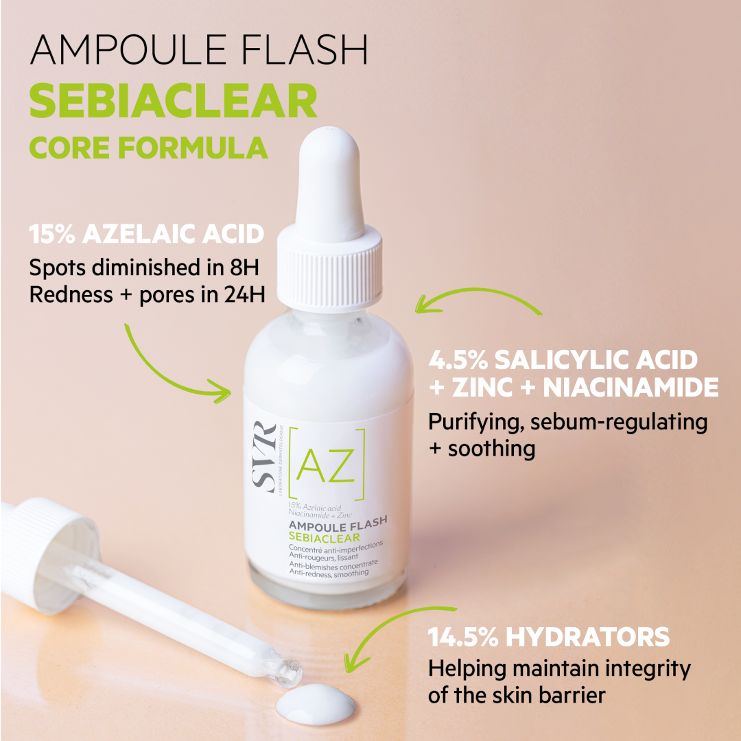 SVR Sebiaclear AZ Flash Ampoule