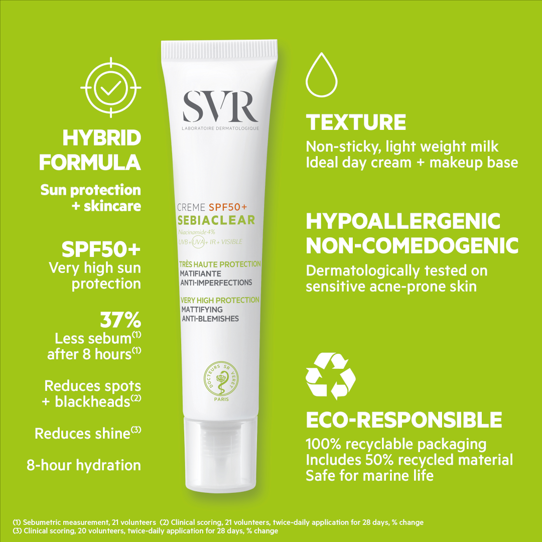 SVR Sebiaclear Cream SPF50+