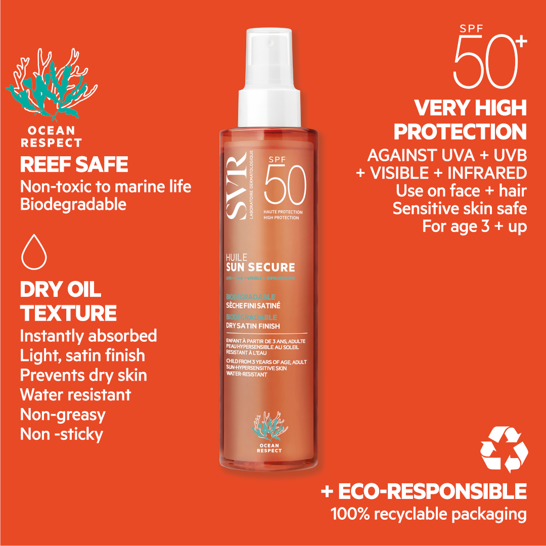 SVR Sun Secure Oil SPF50+