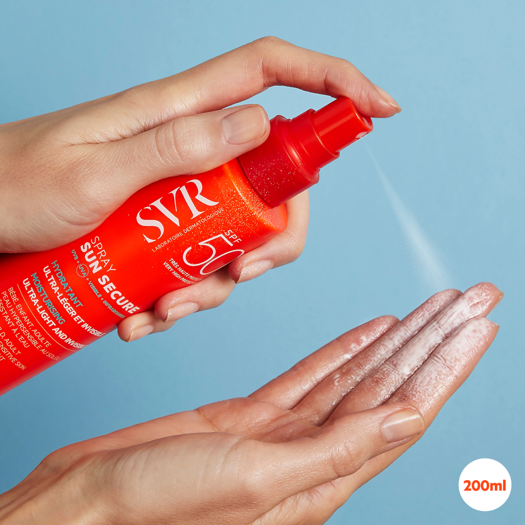 SVR Sun Secure Face & Body Spray SPF50+