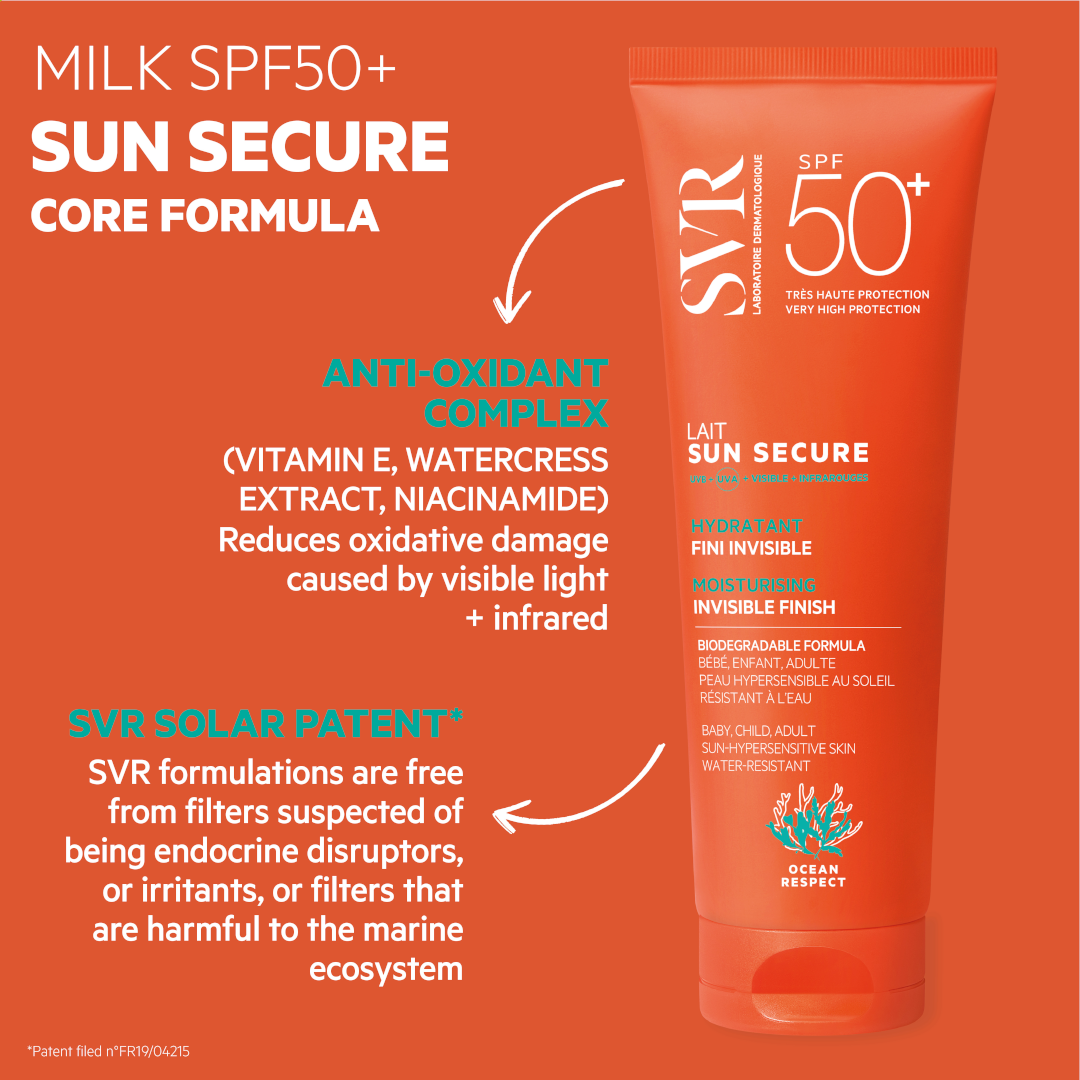SVR Sun Secure Face & Body Milk SPF50+