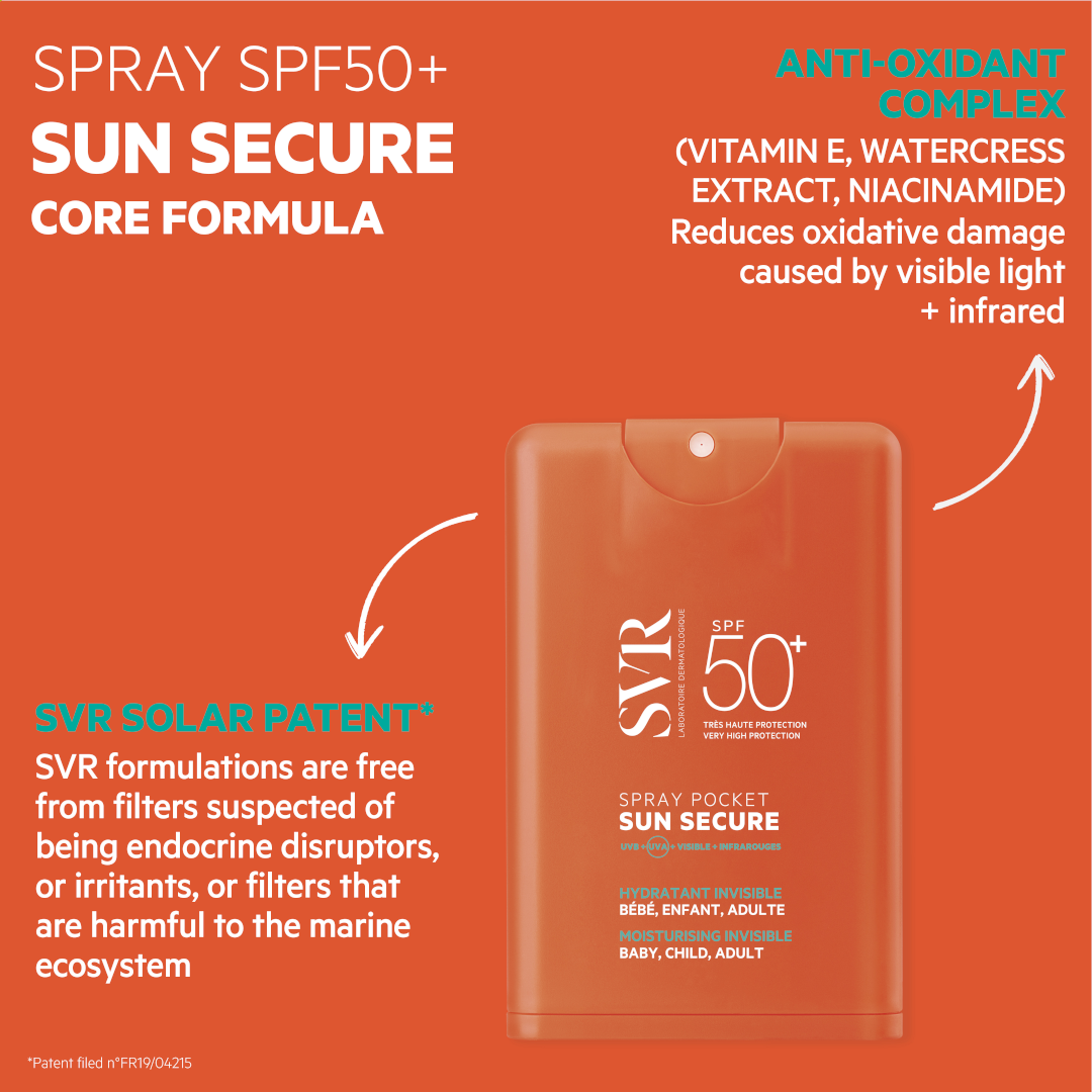 SVR Sun Secure Pocket Spray SPF50+