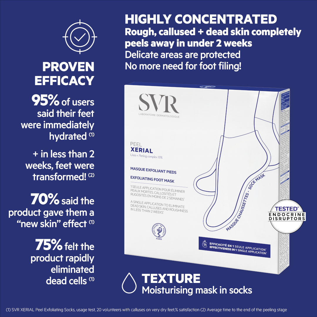 SVR Xerial Peel Exfoliating Foot Mask