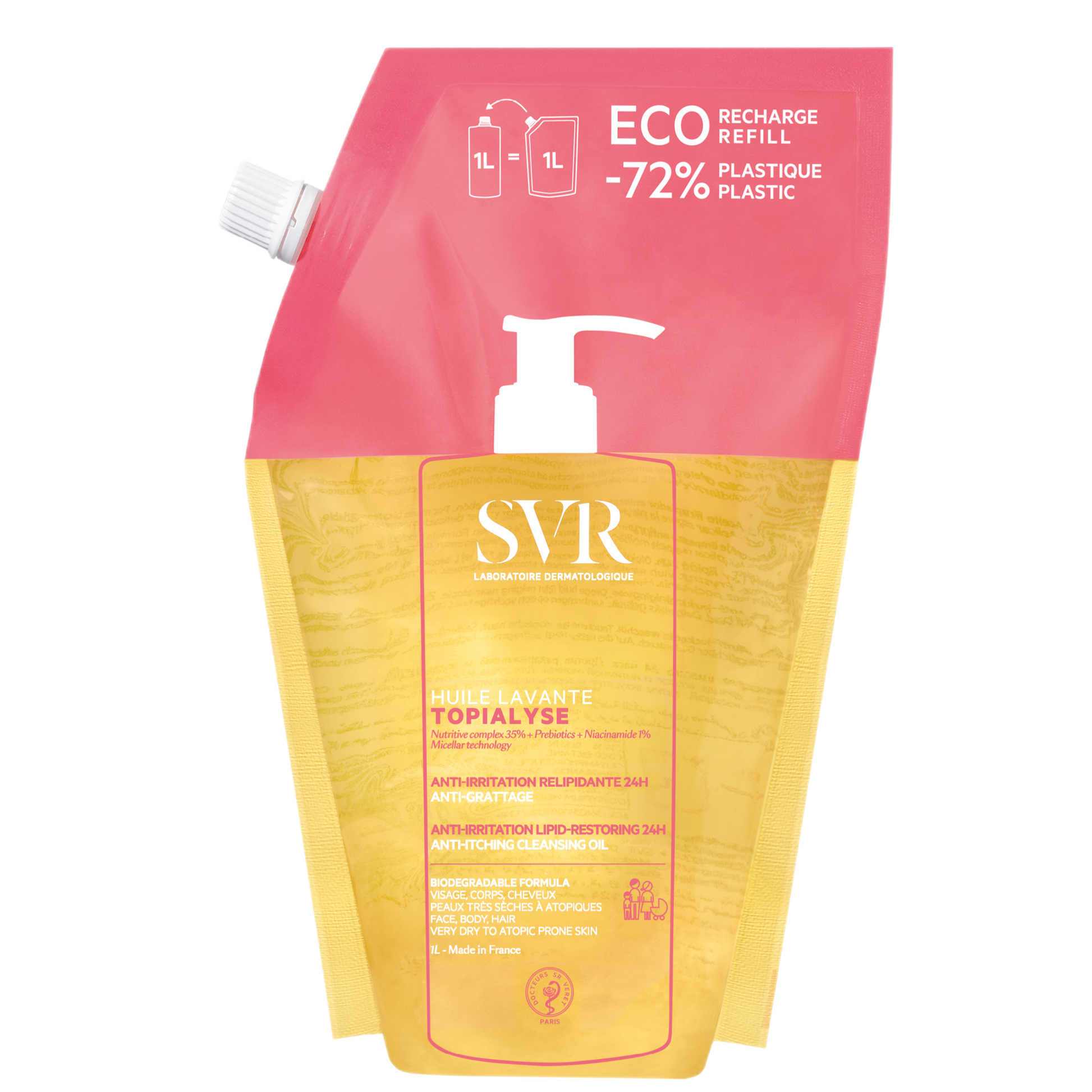 SVR Topialyse Shower Oil Refill - 1000ml