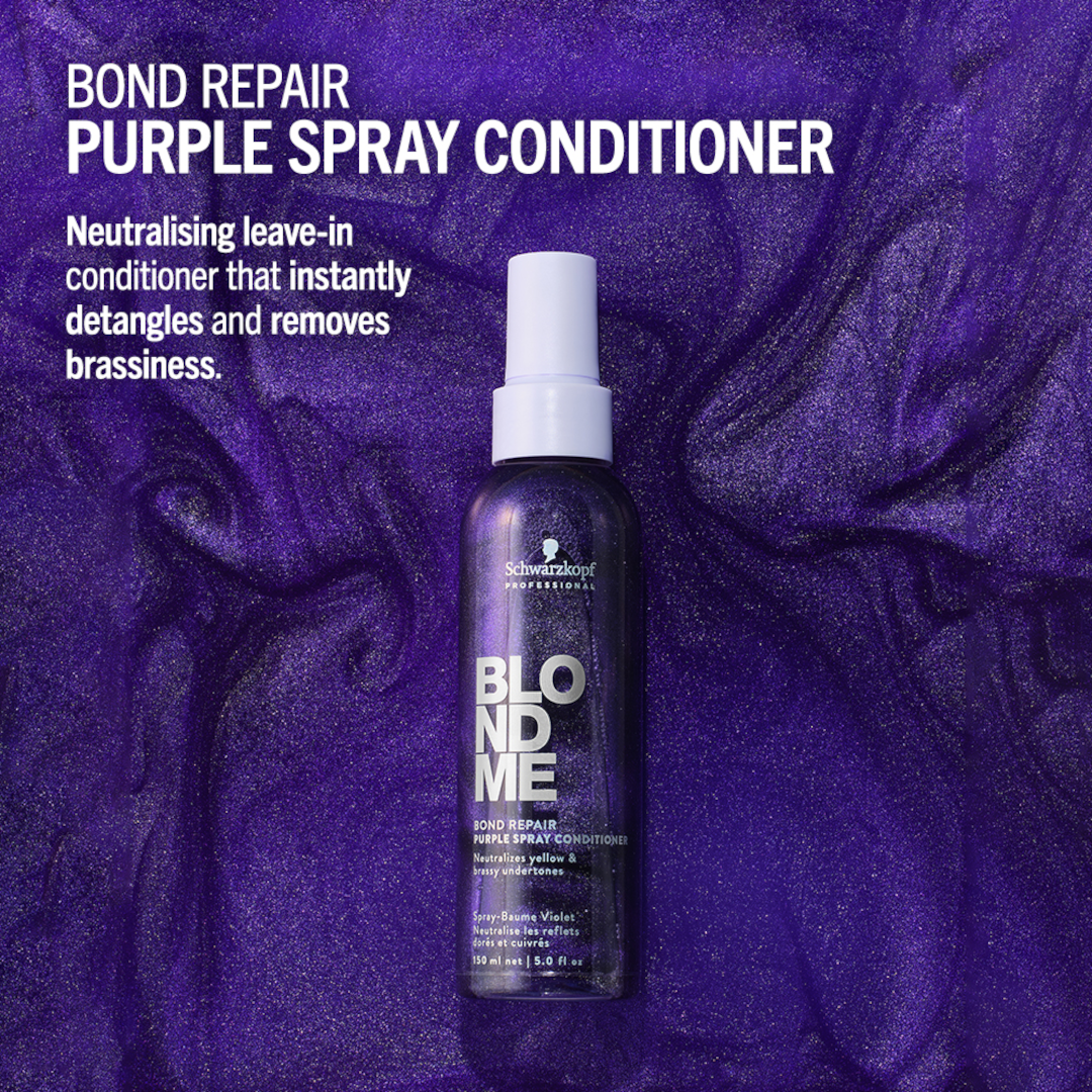Schwarzkopf Professional BlondMe Bond Repair Purple Spray Conditioner