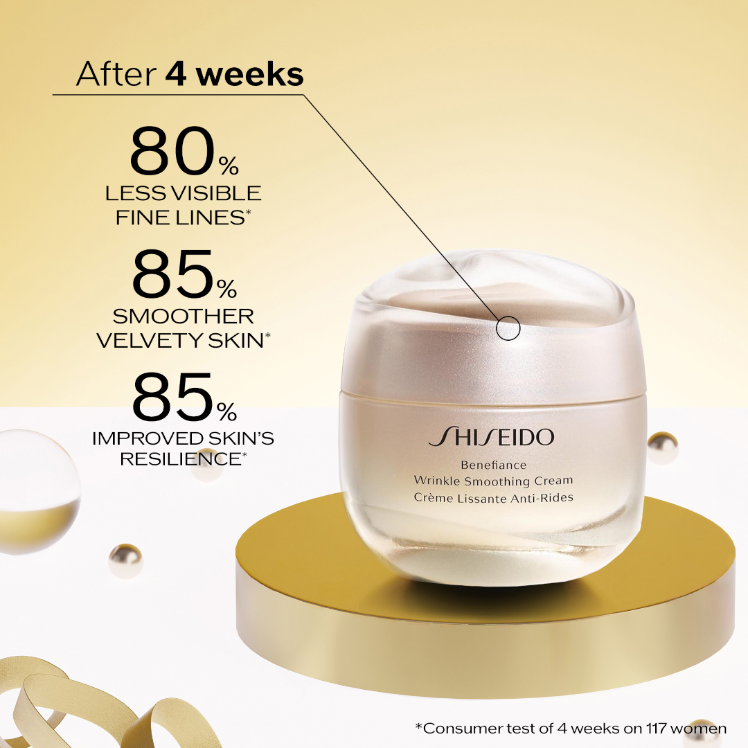 Shiseido Benefiance Wrinkle Smoothing Cream 50ml Gift Set