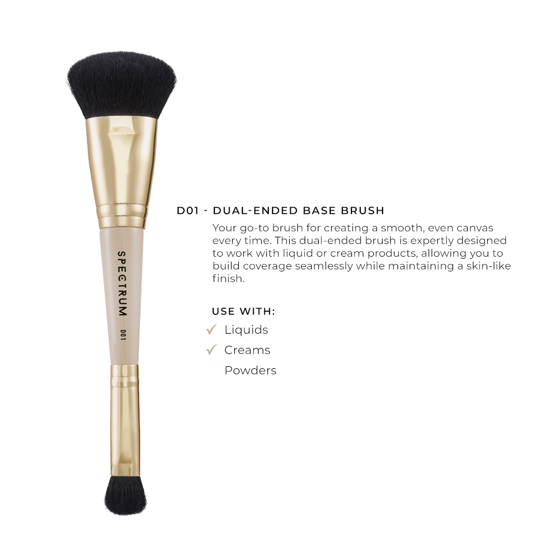 Spectrum D01 "The Base" Foundation Duo Brush