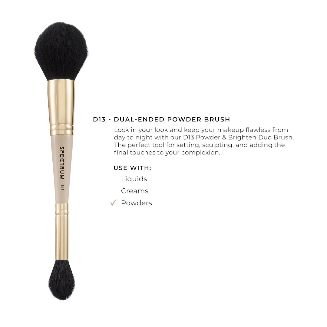 Spectrum D13 "The Powder" Powder Duo Brush