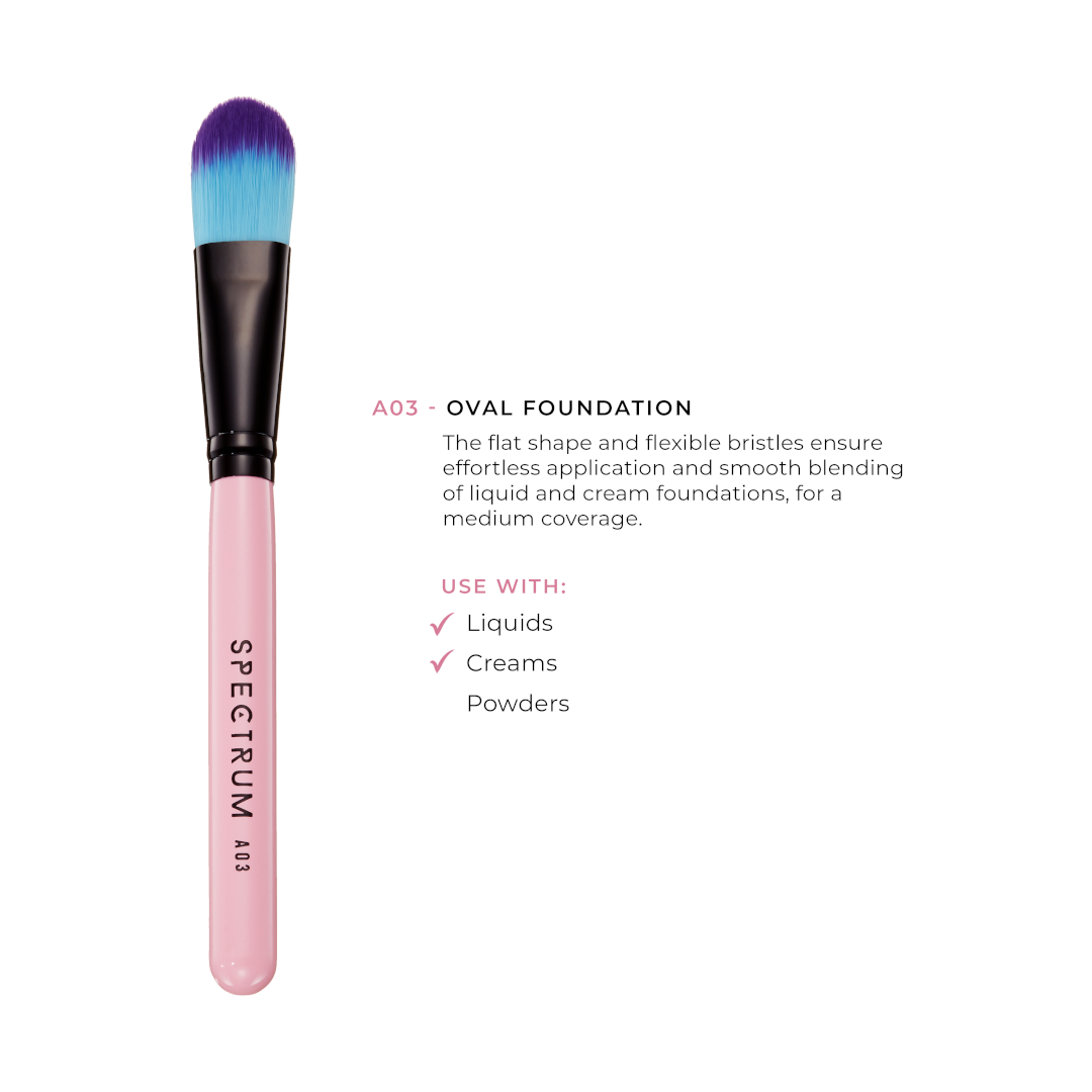 Spectrum A03 Oval Foundation Brush