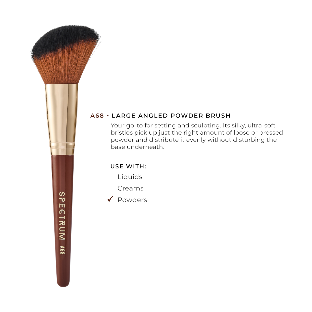 Spectrum Pantherine A68 Large Angled Powder Brush