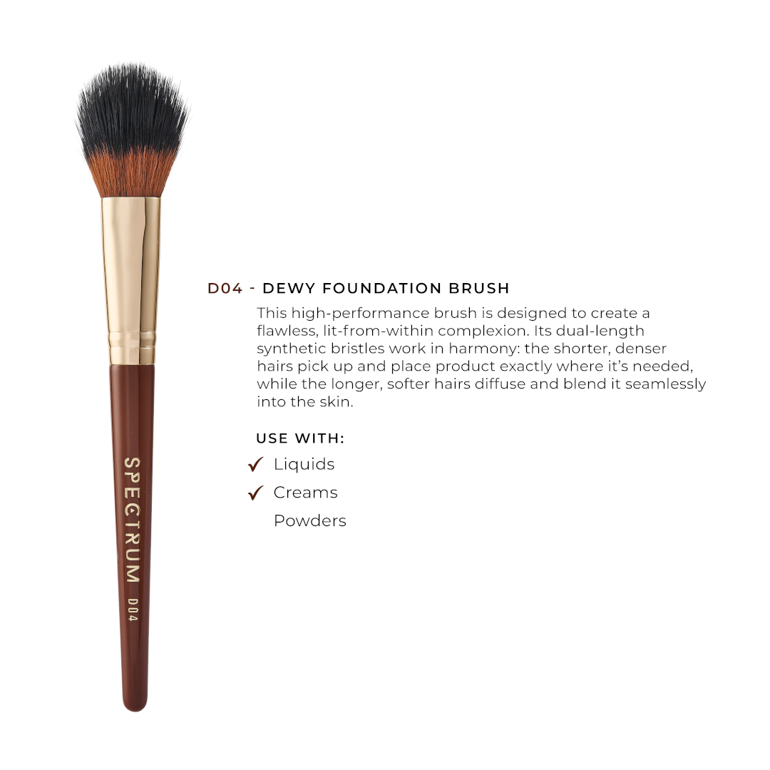 Spectrum Pantherine D04 Dewy Foundation Brush