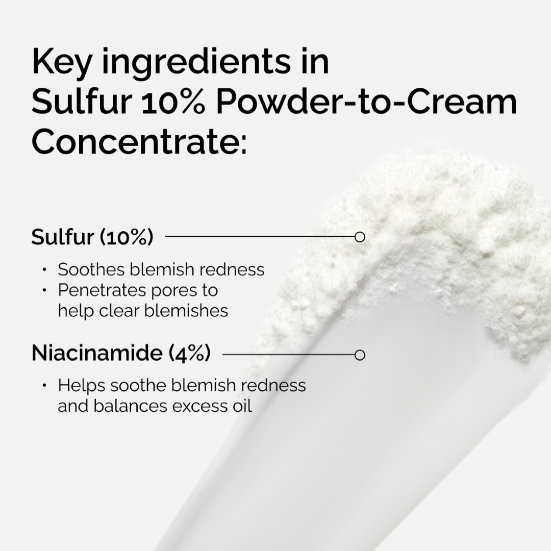 The Ordinary Sulfur 10% Powder-to-Cream Concentrate