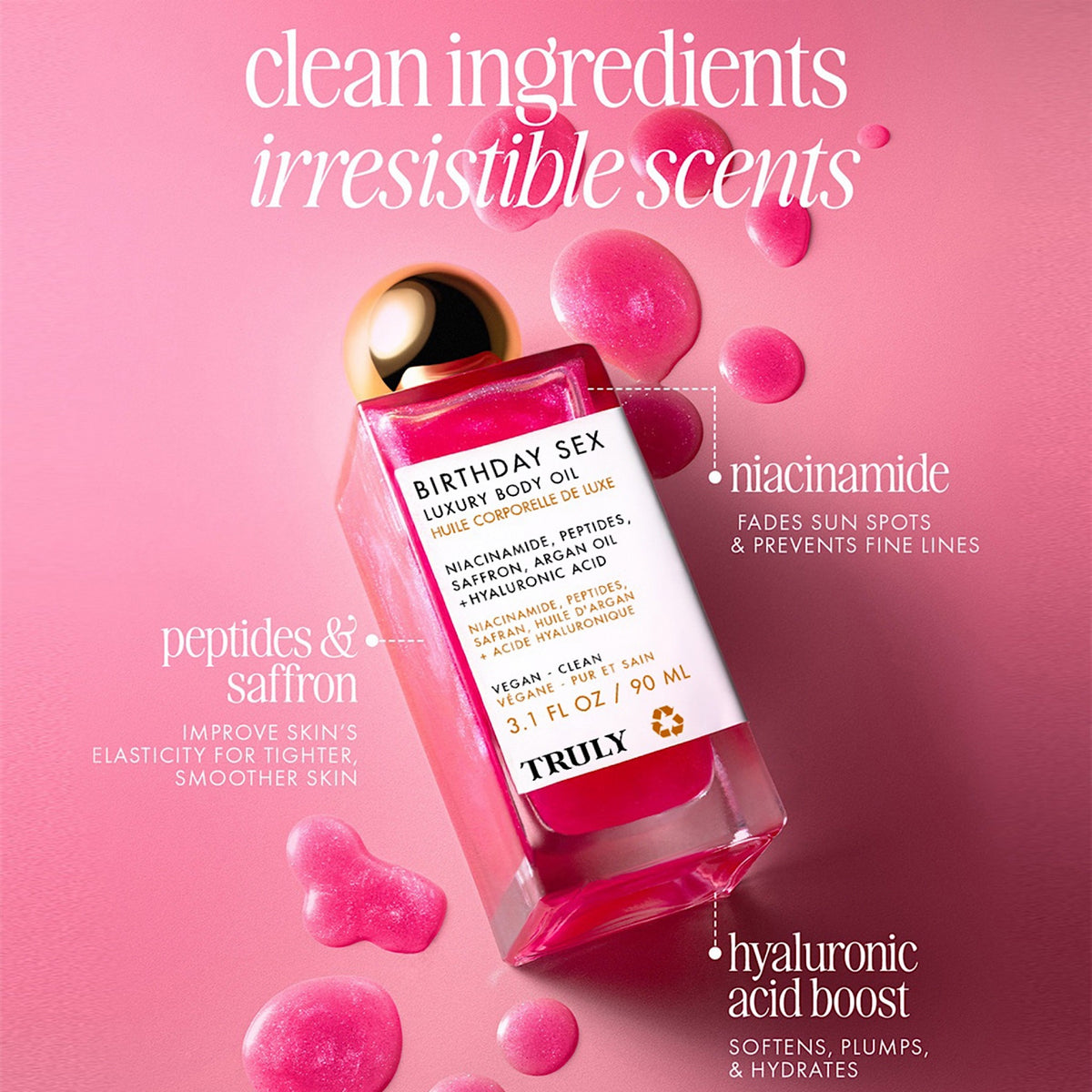 Truly Birthday Sex Luxury Body Oil