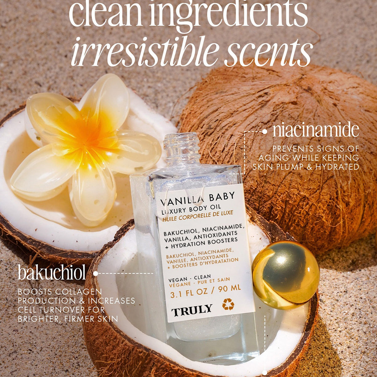 Truly Vanilla Baby Luxury Body Oil
