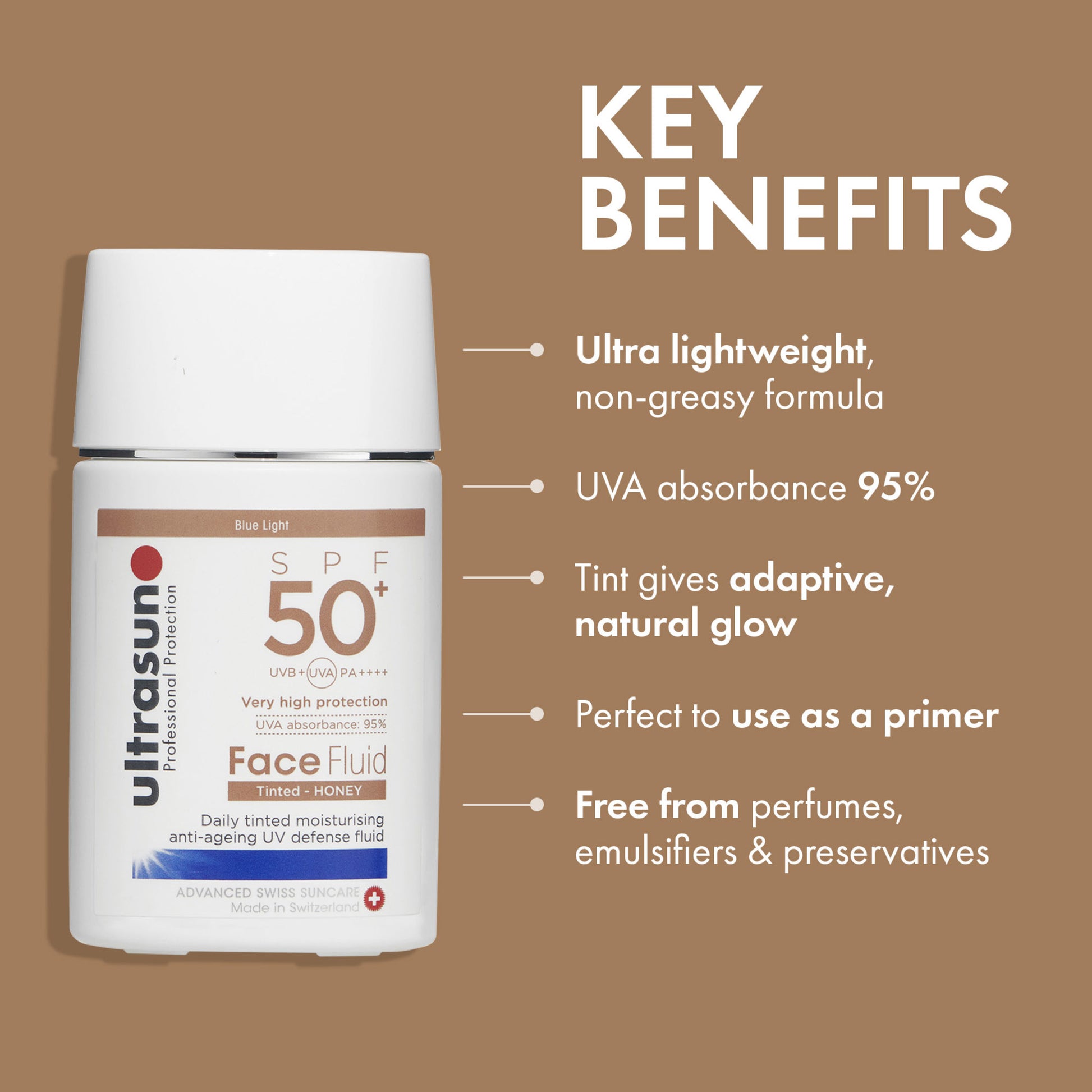 Ultrasun Face Fluid Tinted SPF50+