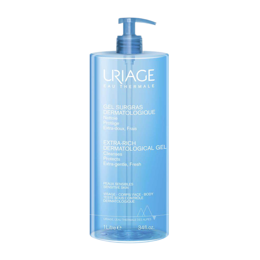 Uriage Extra-Rich Dermatological Cleansing Gel - 1000ml