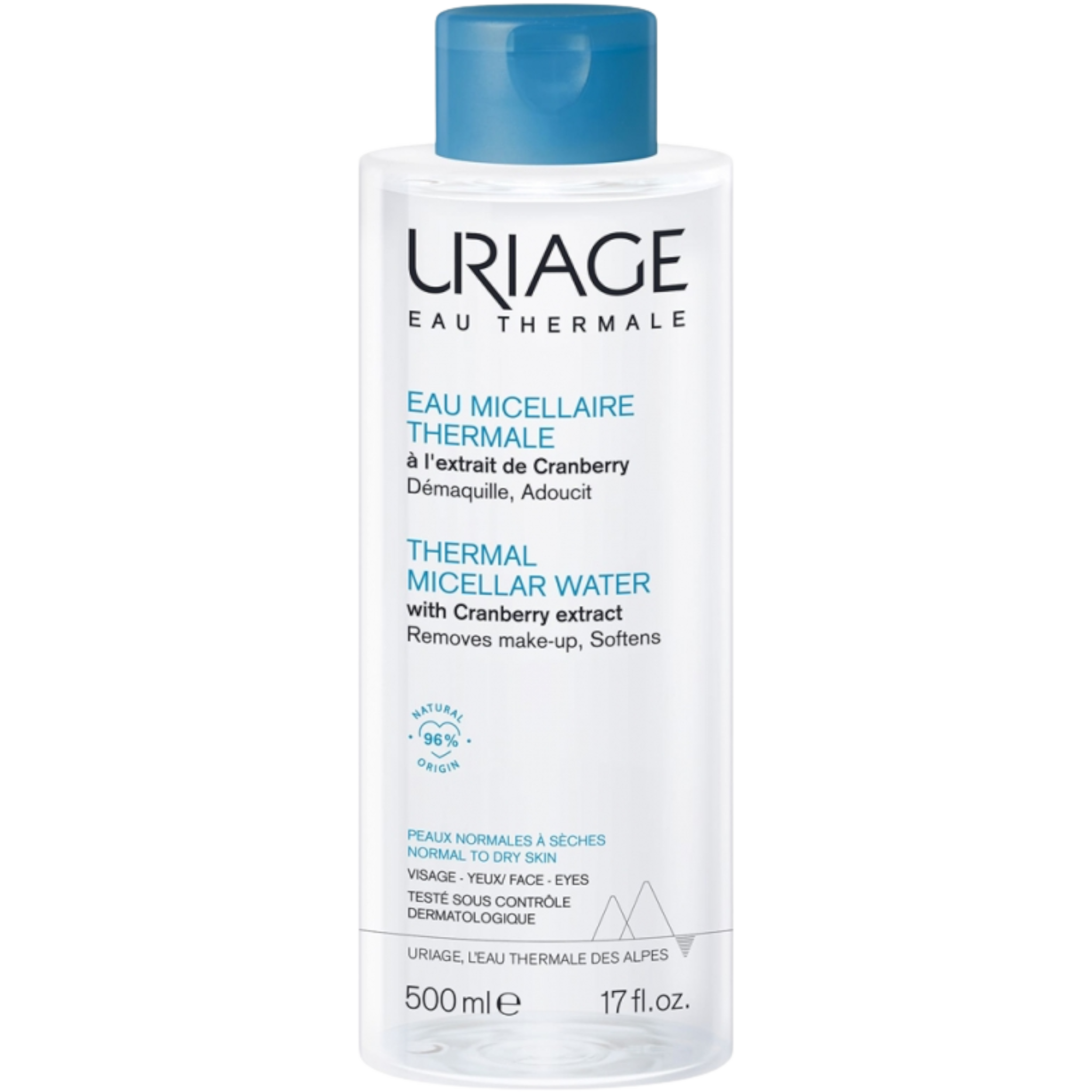 Uriage Thermal Micellar Water - Normal To Dry Skin - 500ml