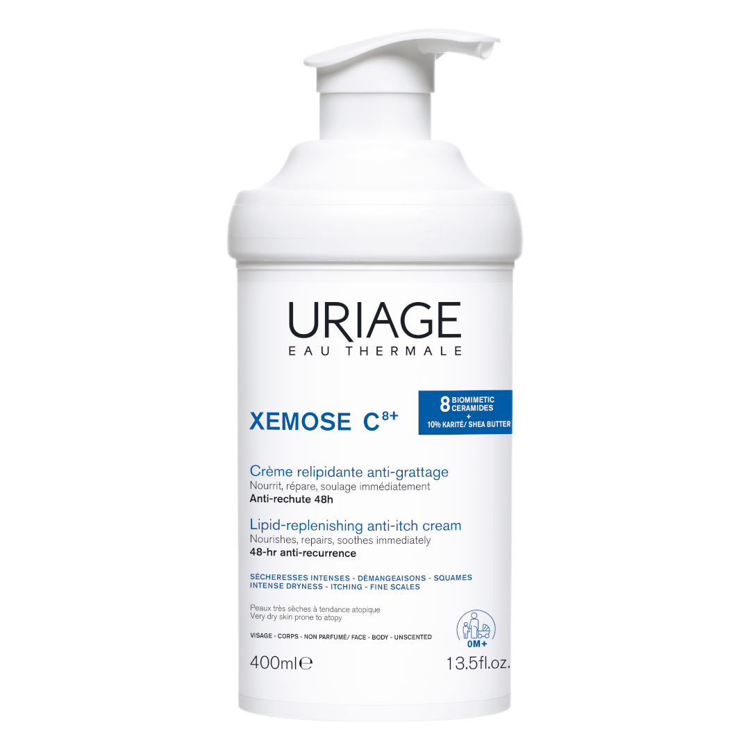 Uriage Xemose C8+ Lipid-Replenishing Anti-Itch Cream - 400ml