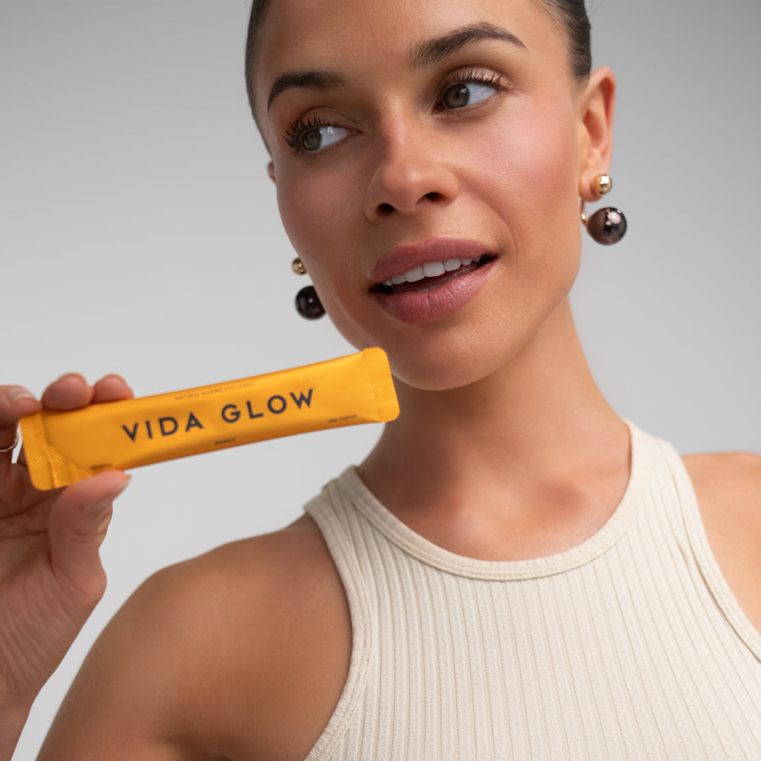 Vida Glow Natural Marine Collagen Sachets - Mango Flavour