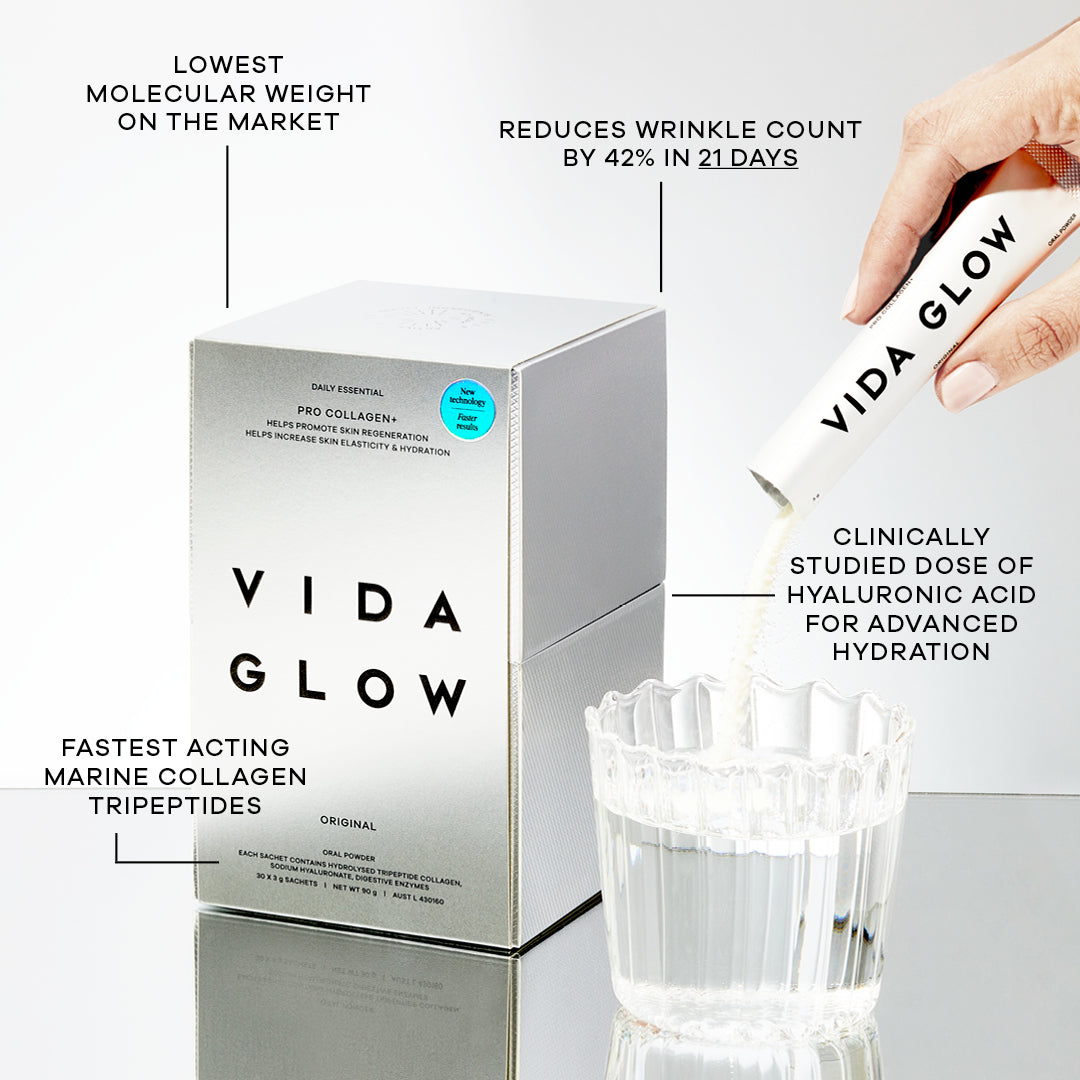 Vida Glow Pro Collagen+ Sachets - Original Flavour
