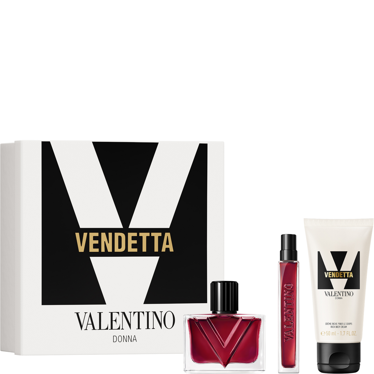 Valentino Vendetta Donna Eau de Parfum 50ml Gift Set - 50ml