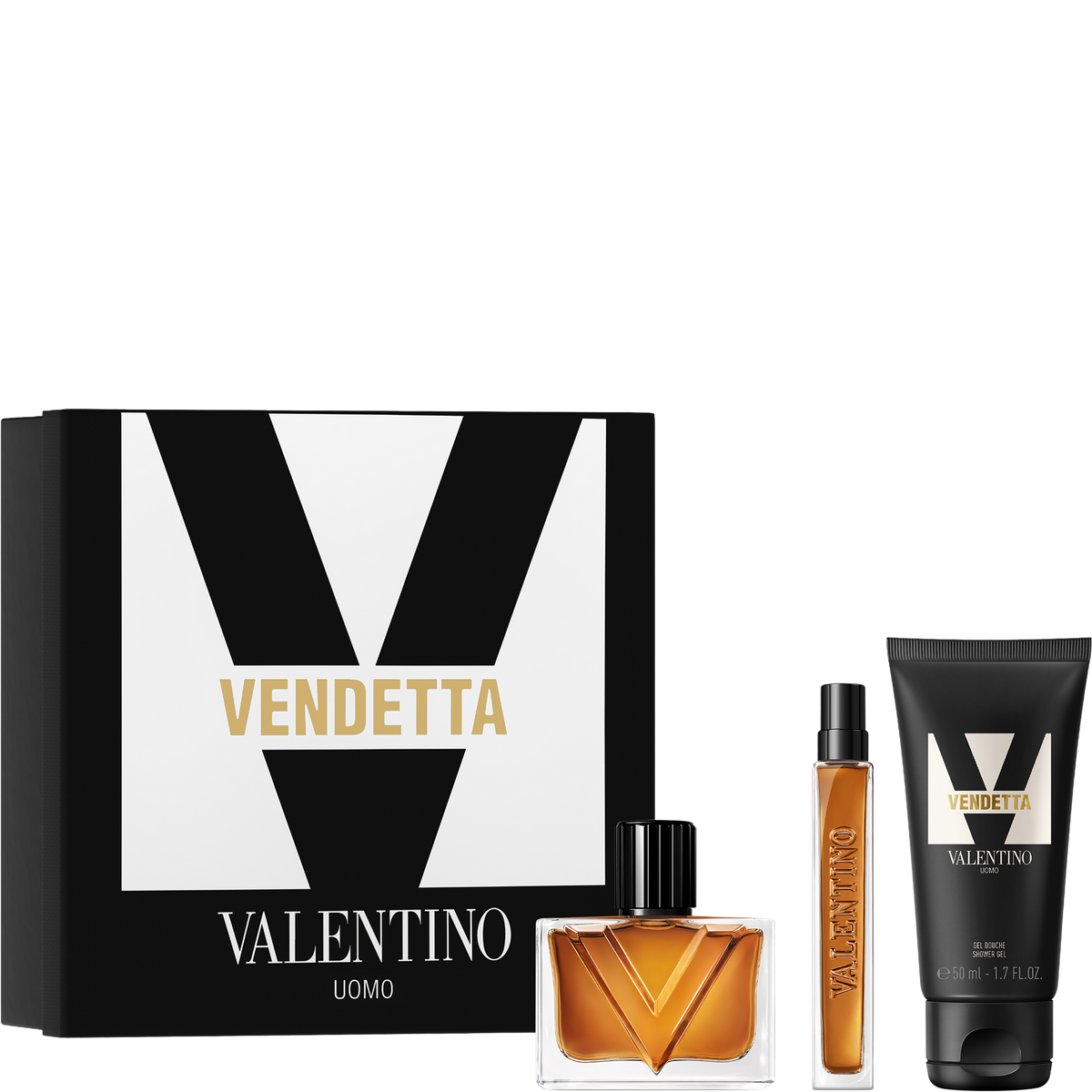 Valentino Vendetta Uomo Eau de Parfum 50ml Gift Set - 50ml