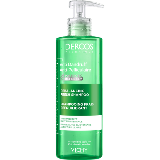 Vichy Dercos Anti-Dandruff Rebalancing Fresh Shampoo
