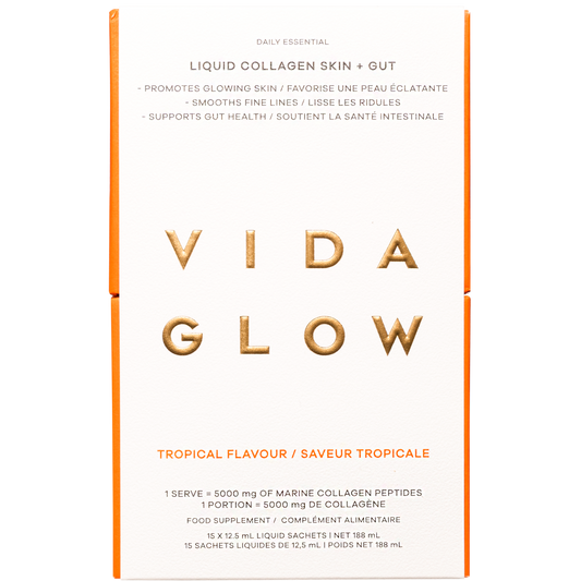 Vida Glow Liquid Collagen Skin + Gut - Tropical Flavour