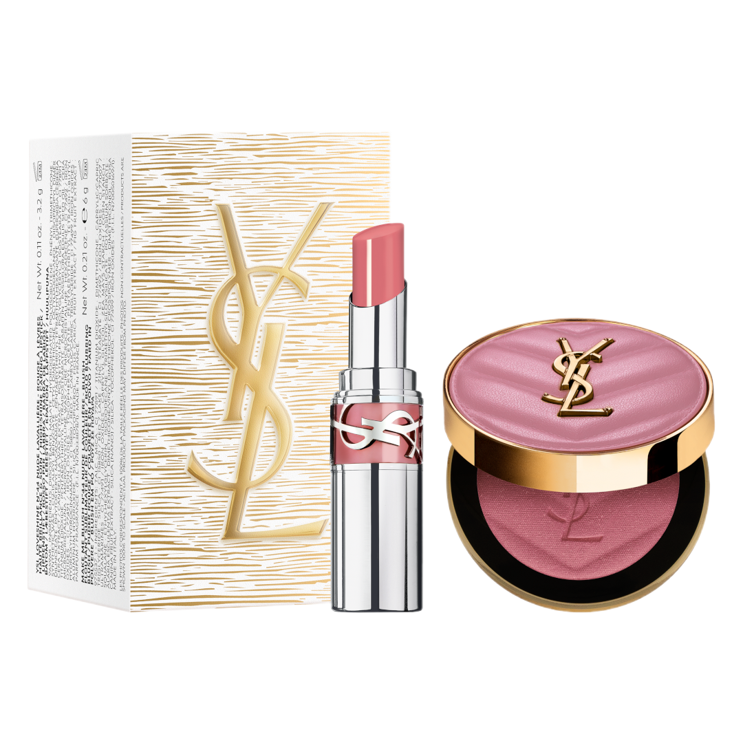 Yves Saint Laurent Make Me Blush Powder Blush + Loveshine 44 Gift Set - Gift Set