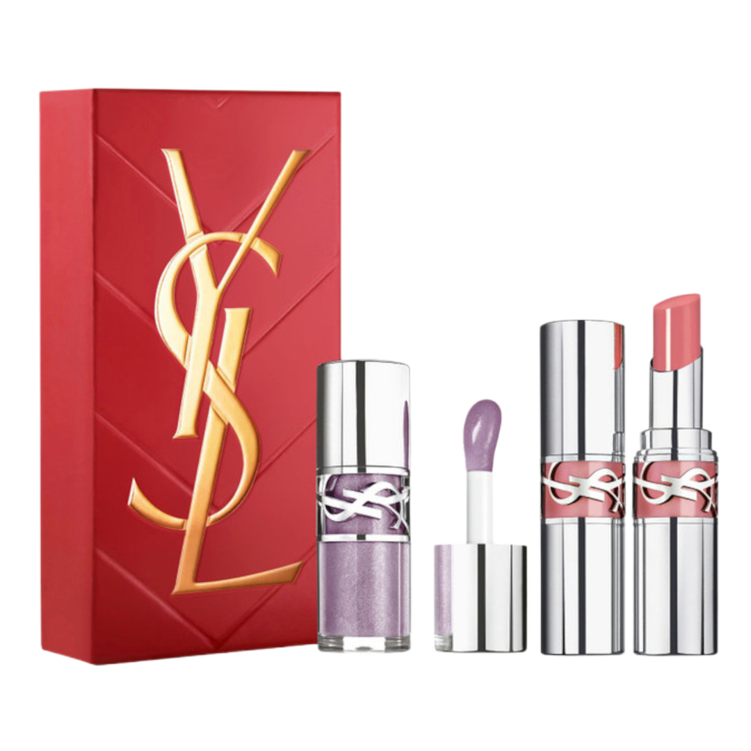 Yves Saint Laurent Loveshine Lipstick 44 and Gloss 01 Gift Set - Gift Set