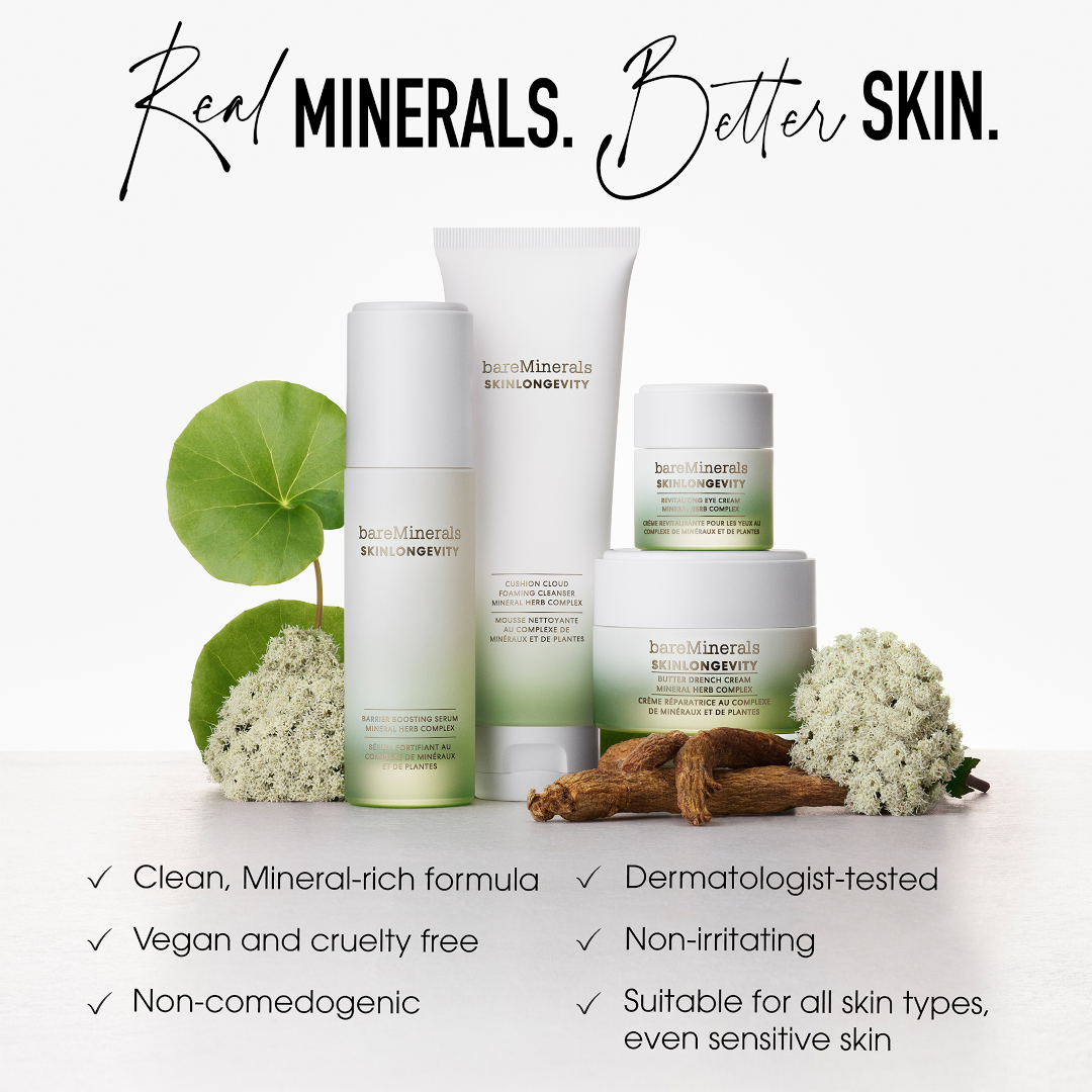 bareMinerals SkinLongevity Cushion Cloud Foaming Cleanser