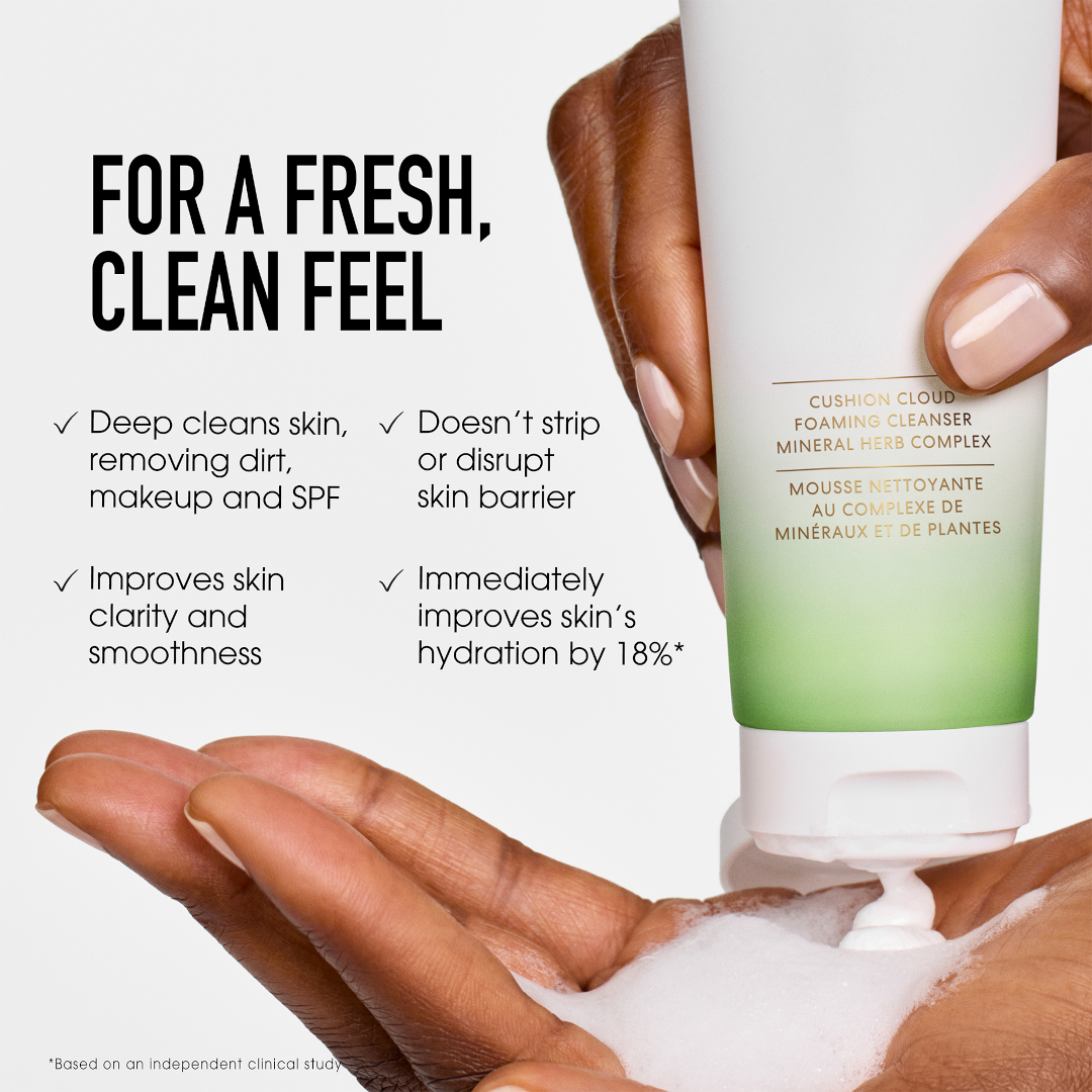 bareMinerals SkinLongevity Cushion Cloud Foaming Cleanser