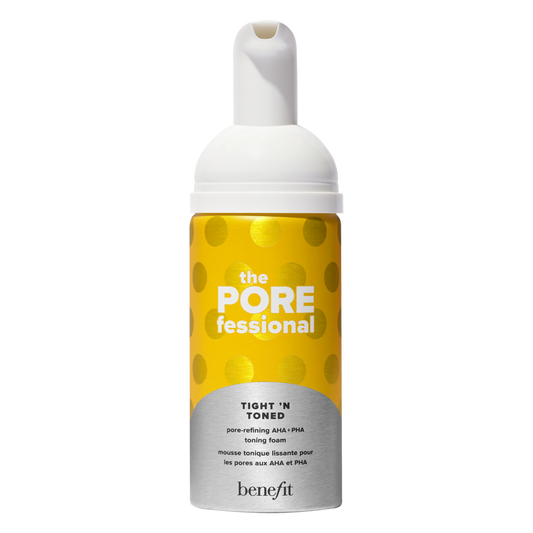 Benefit The POREfessional Tight ’n Toned - Pore Refining AHA + PHA Toning Foam
