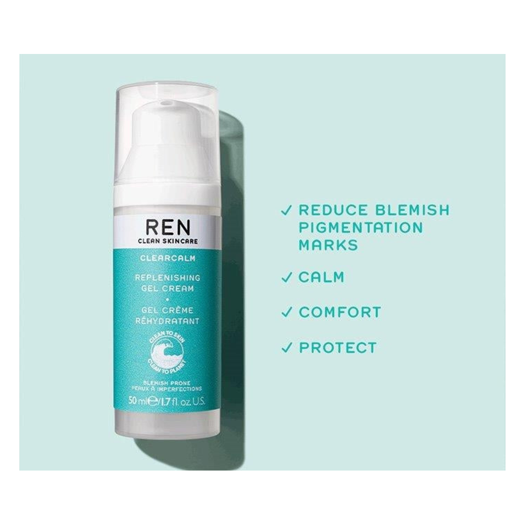 REN ClearCalm 3 Replenishing Gel Cream