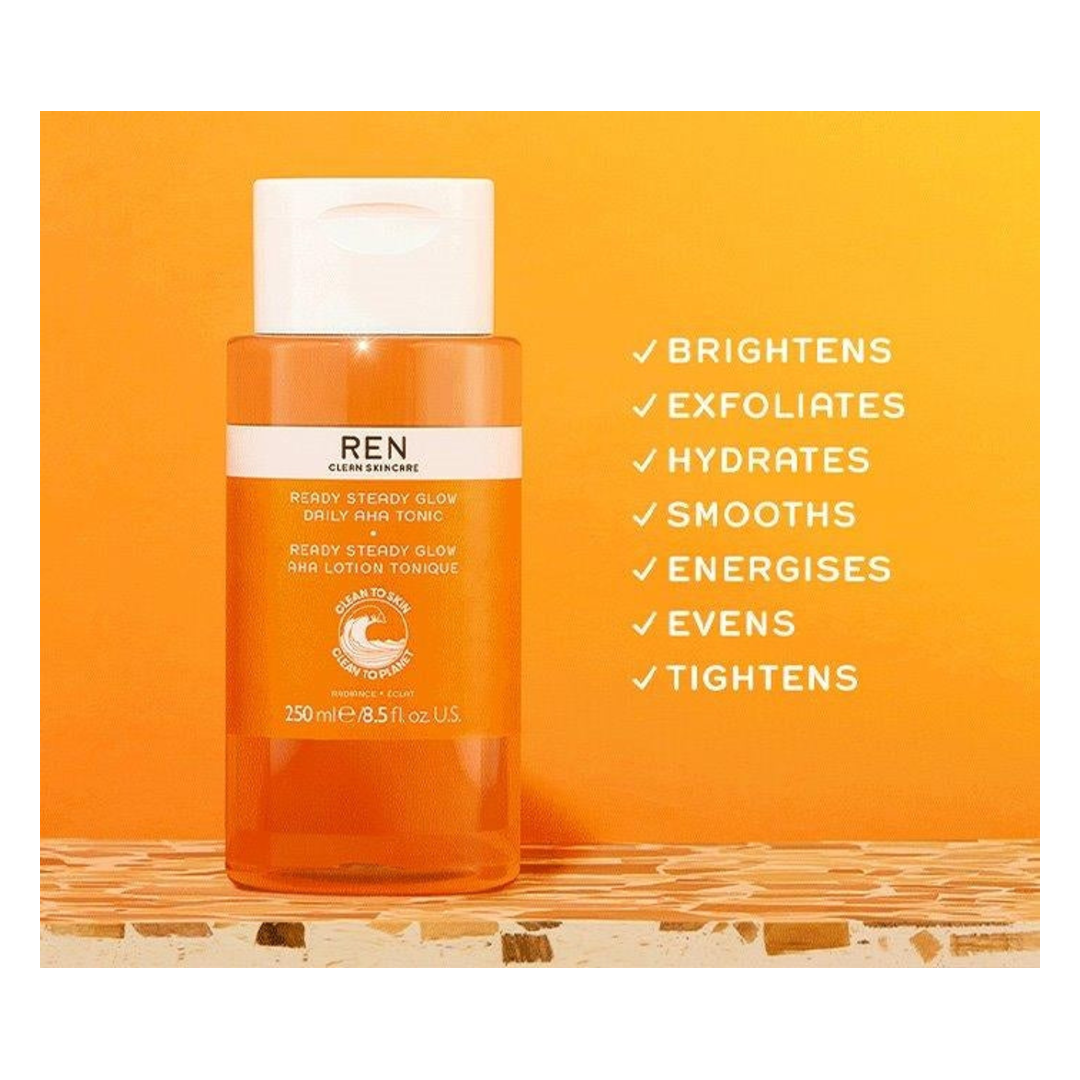REN Ready Steady Glow Daily AHA Tonic