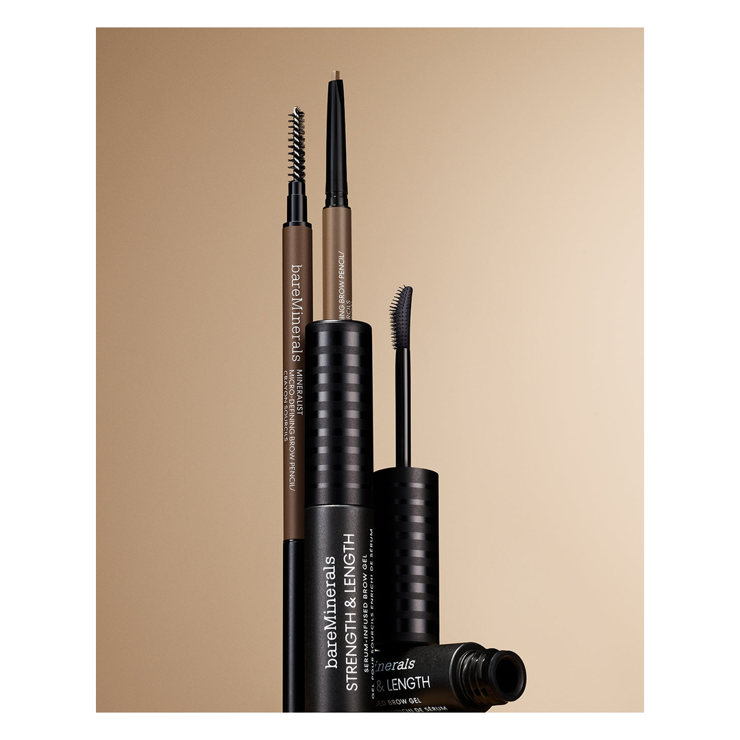 MINERALIST Micro Brow Pencil 1 U - Rich Black, 0,08 G, Ultrapräziser Augenbrauenstift Mit Mikrospitze