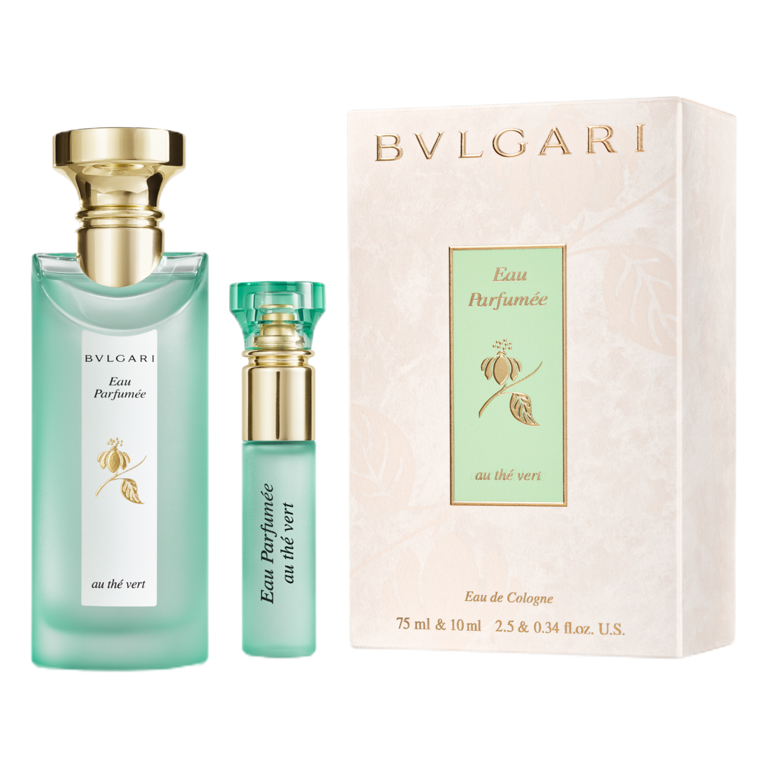BVLGARI Eau Parfumee Au The Vert Eau de Cologne Spray 75ml Gift Set