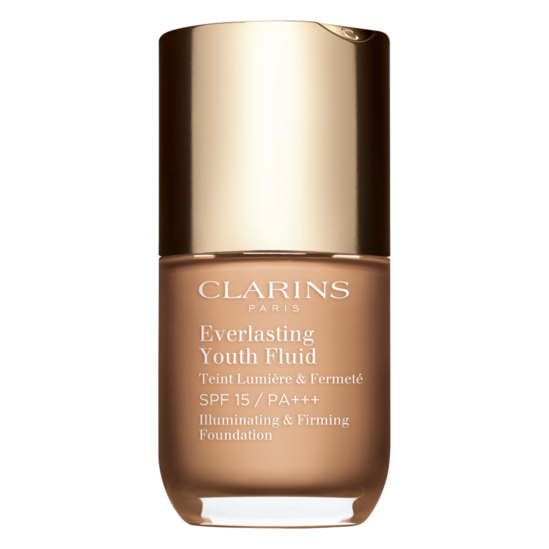 Clarins Everlasting Youth Fluid Illuminating and Firming Foundation SPF15 - 30ml / 110 - Honey