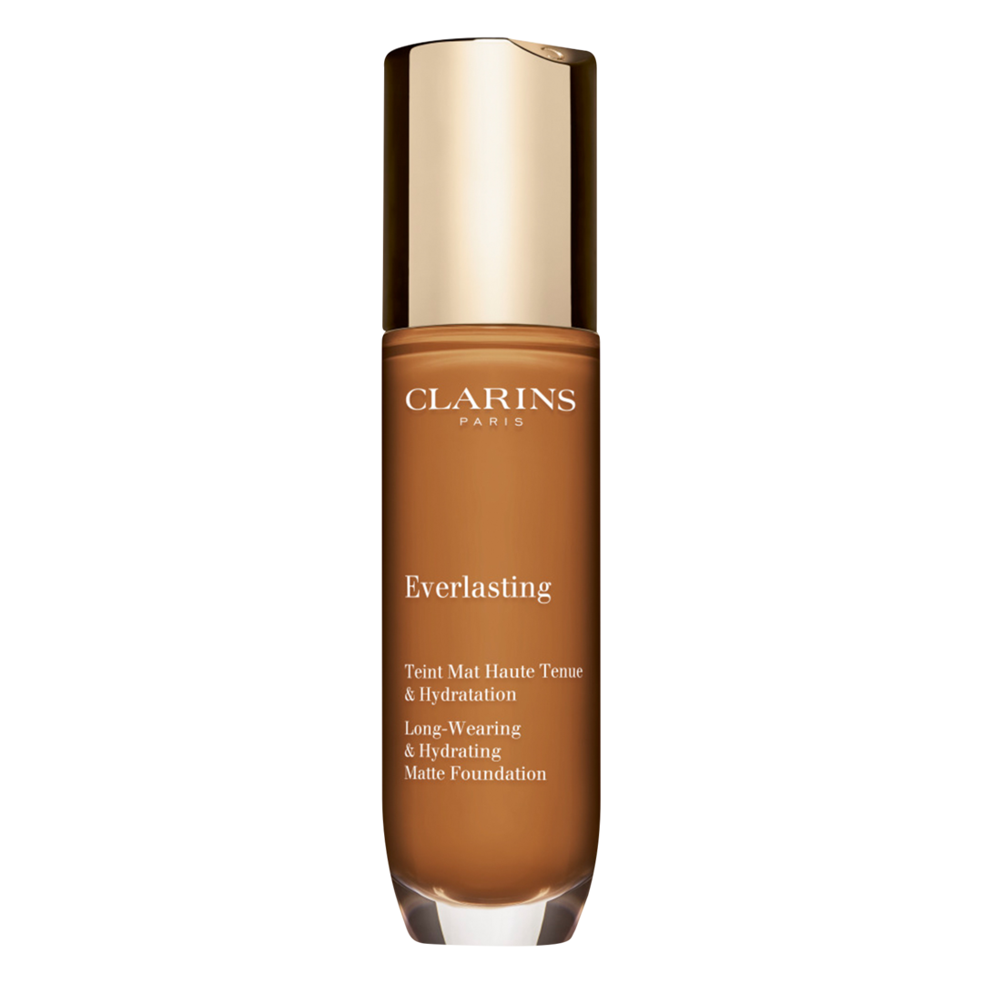 Clarins Everlasting Long-Wearing & Hydrating Matte Foundation - 30ml / 118.5N - Chocolate