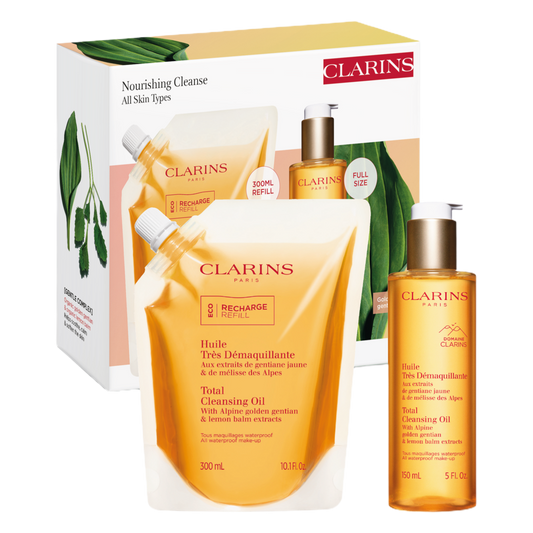 Clarins Nourishing Cleanse All Skin Types Gift Set