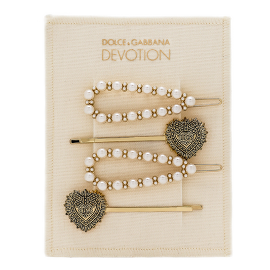 FREE GIFT - Dolce & Gabbana Devotion Hairclips with Pouch
