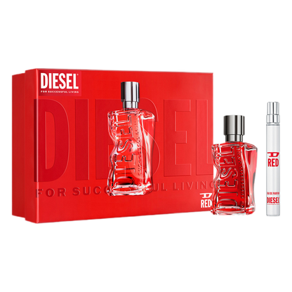 Diesel D Red Eau de Parfum Spray 50ml Gift Set