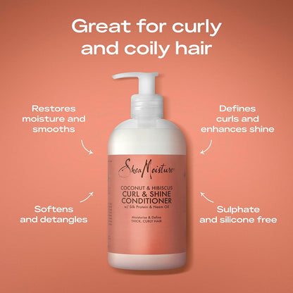Shea Moisture Coconut & Hibiscus Conditioner 384ml Lifestyle