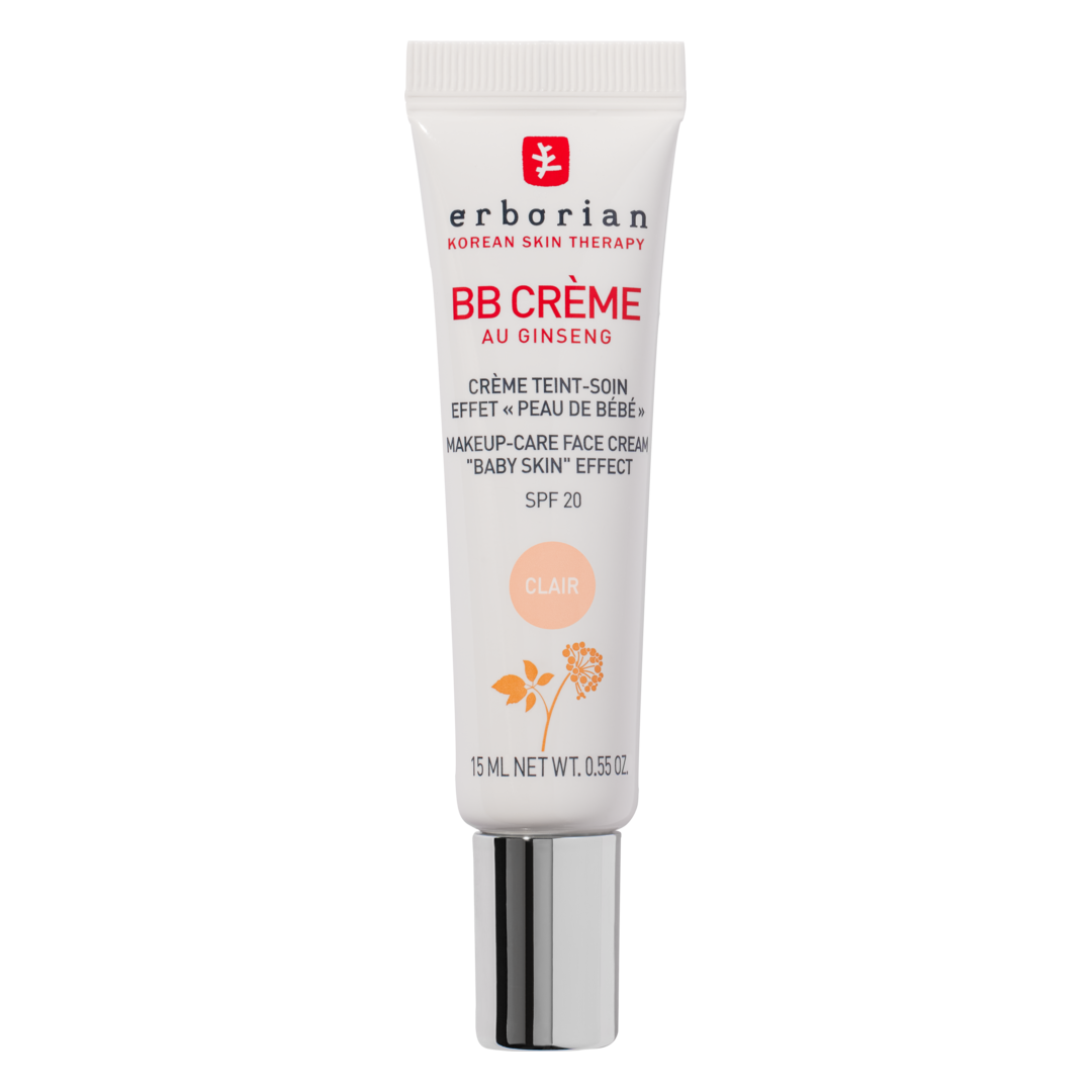 Erborian BB Creme "Baby Skin" Effect Make-Up-Care Face Cream 5-In-1 SPF20 - Mini - 15ml / Clair