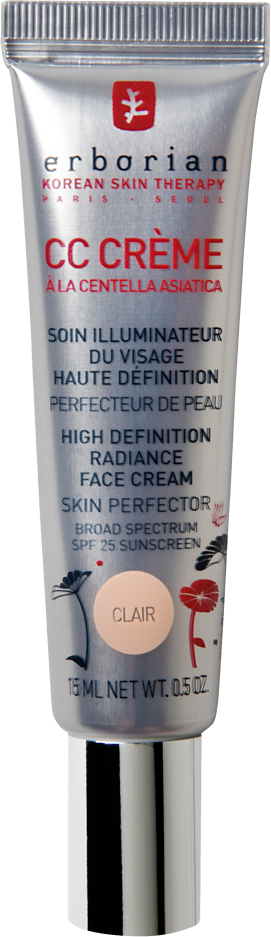 Erborian CC Creme High Definition Radiance Face Cream SPF25 - Mini - 15ml / Clair