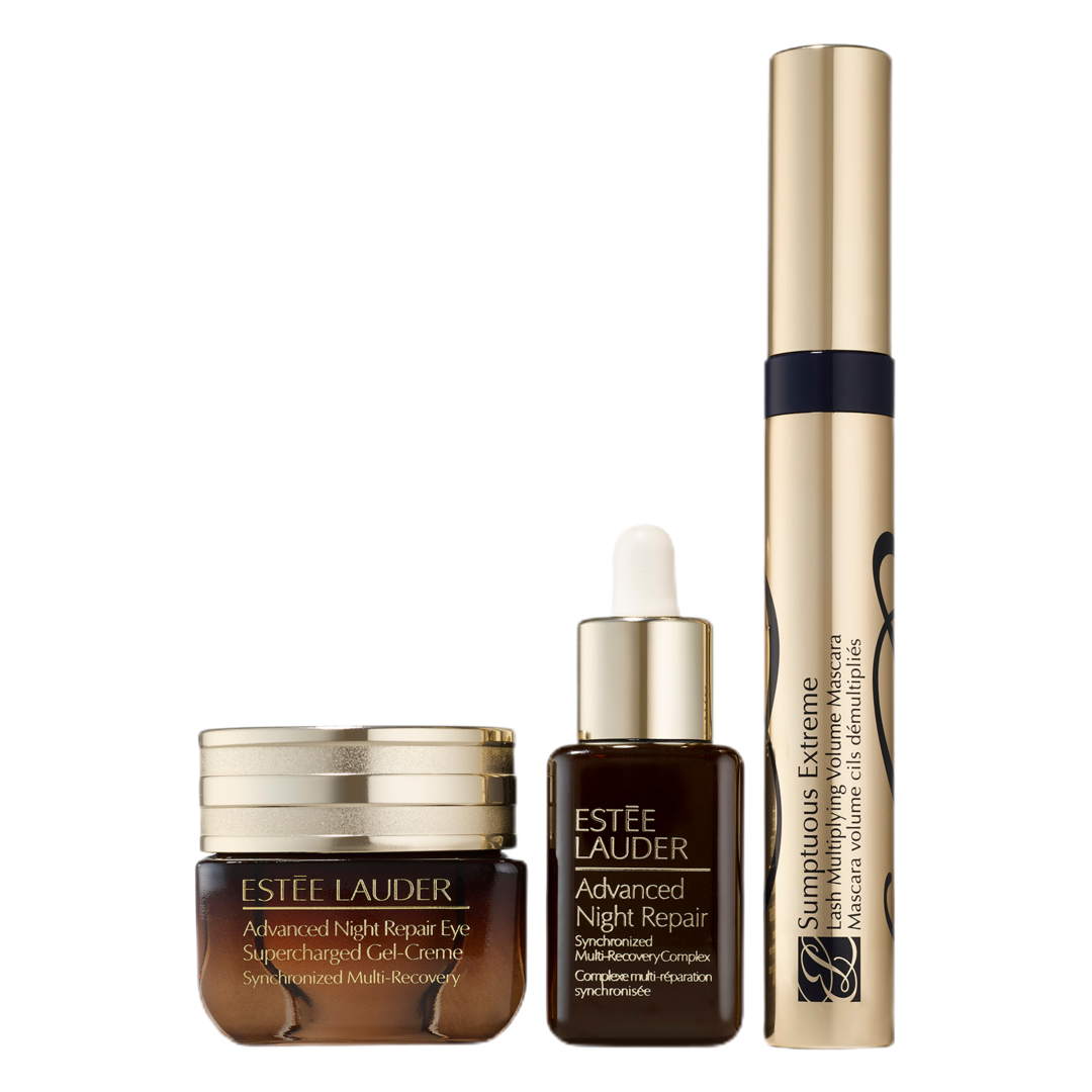 Estee Lauder Eye Transformers Advanced Night Repair Eye Cream 3-Piece Skincare Gift Set